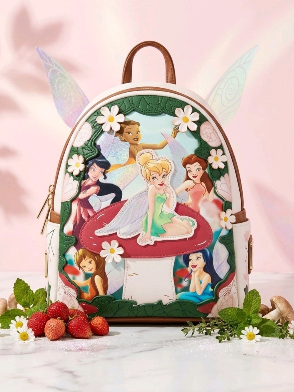Tinker Bell x Loungefly Floral Fairy Mini Backpack